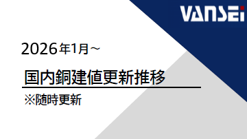 2026年内の国内建値更新推移